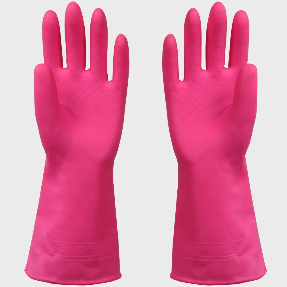 Customized Beautiful Extra Long Rubber Gloves / Wholesale Alibaba Pvc