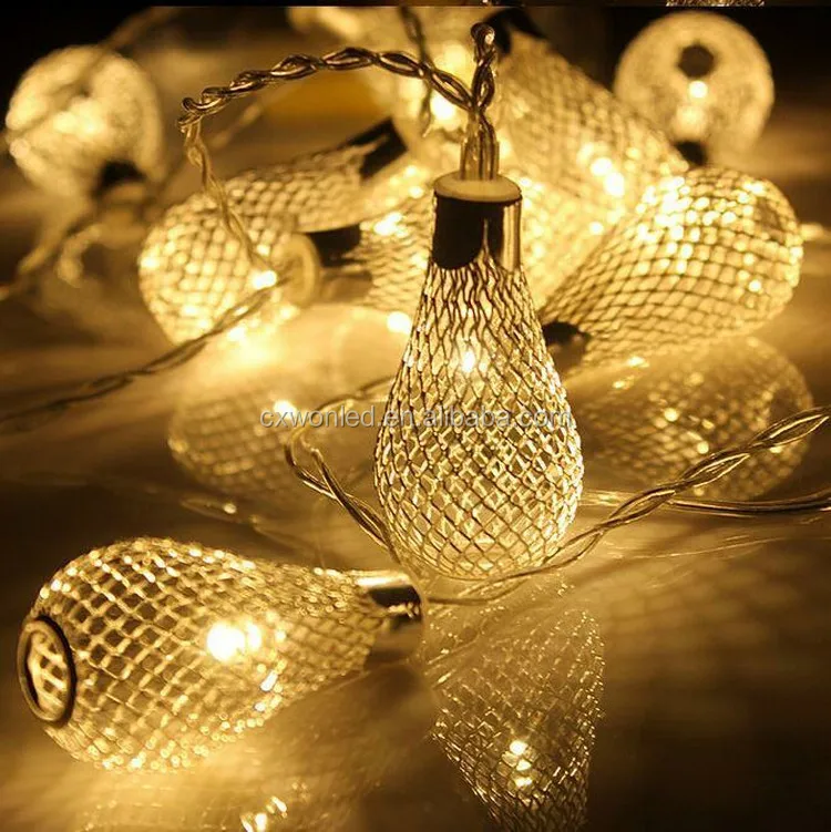 led string LED Metal Drip String Lights 4.jpg