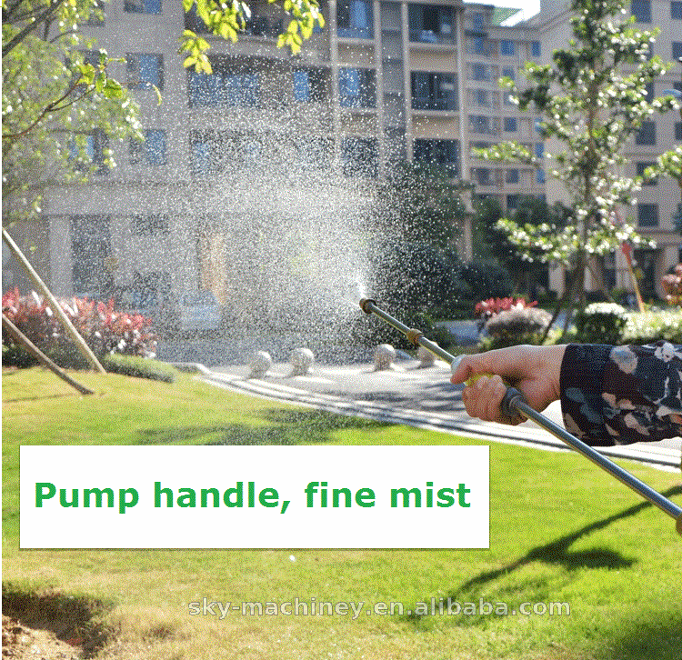 Stainless Steel Hand Pump Water Gun Sprayer High Pressure For