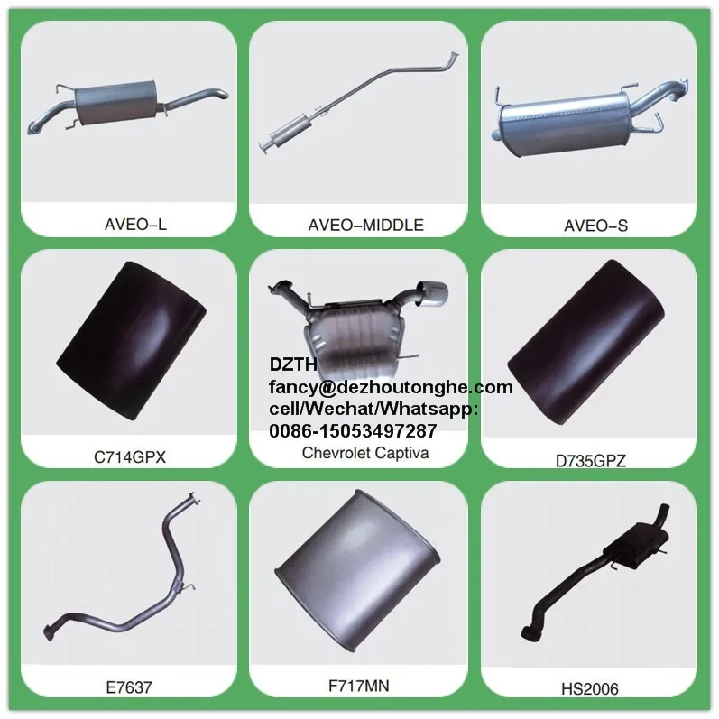 Aluminum Exhaust Muffler / Car Spare Parts Buy Aluminum Exhaust