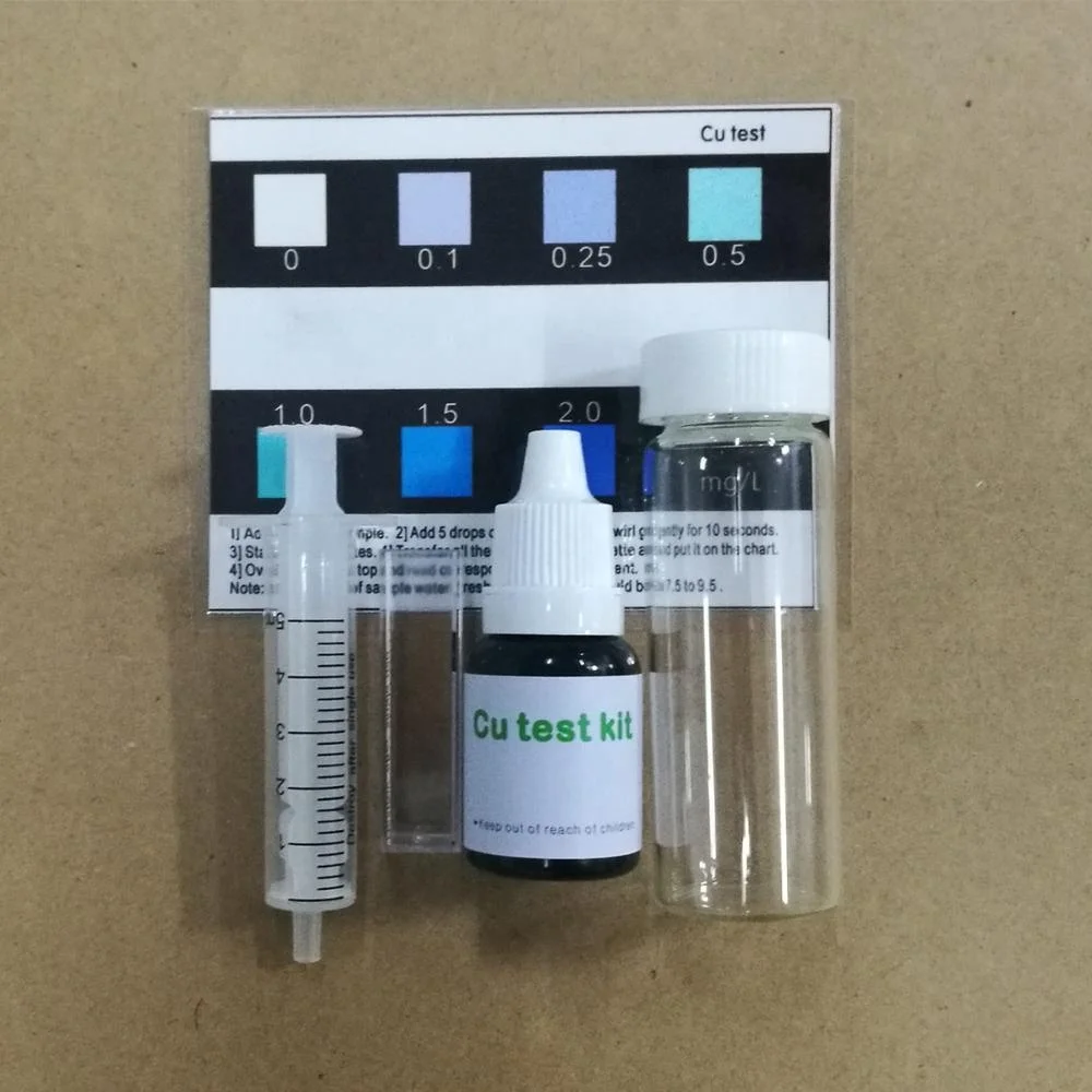 Marine Aquarium Copper Quick Test Kit For Reef Tank 50 Tests Oem