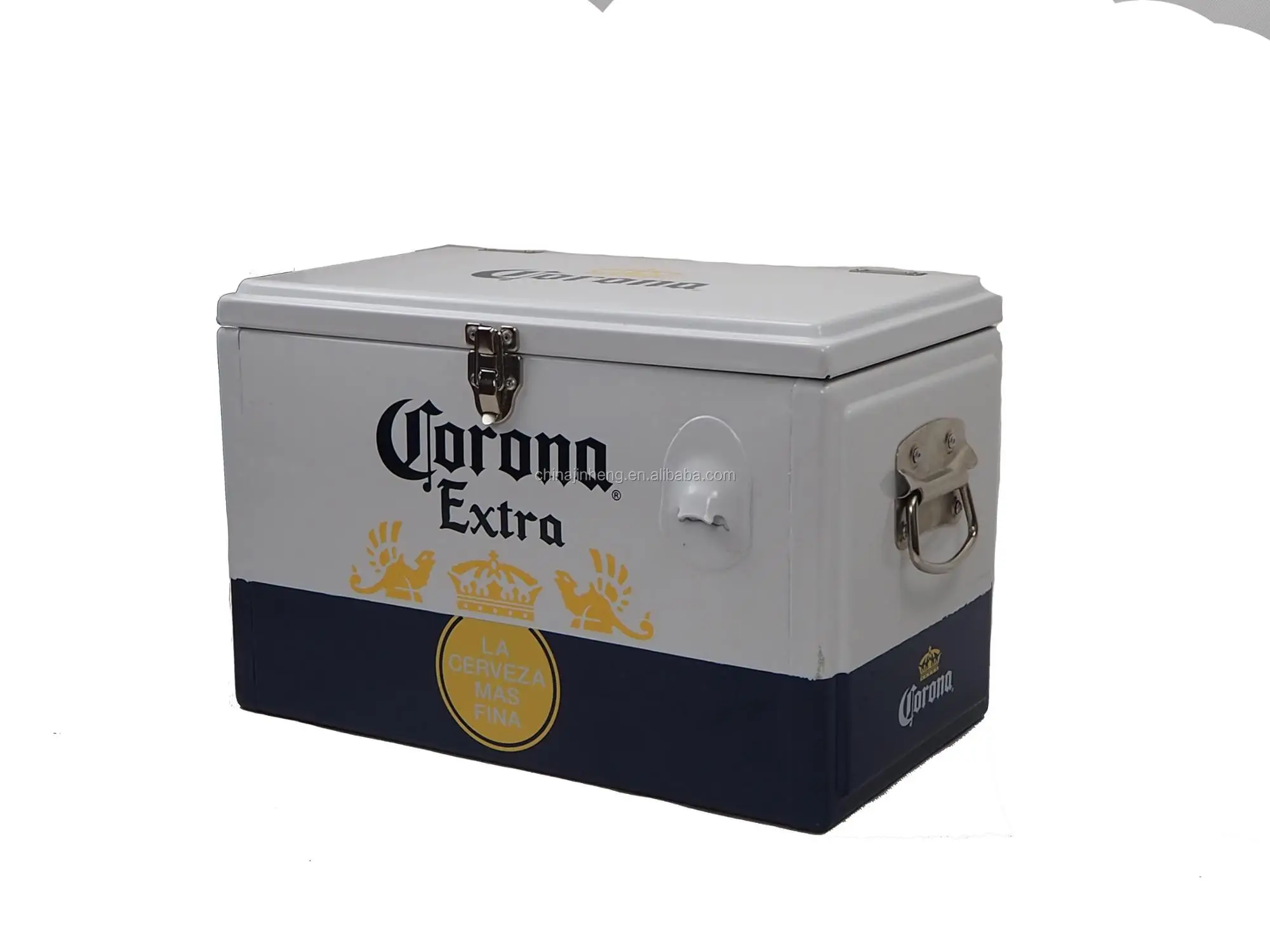 20l Popular Metal Corona Cooler Box Waterproof Ice Box Buy Metal