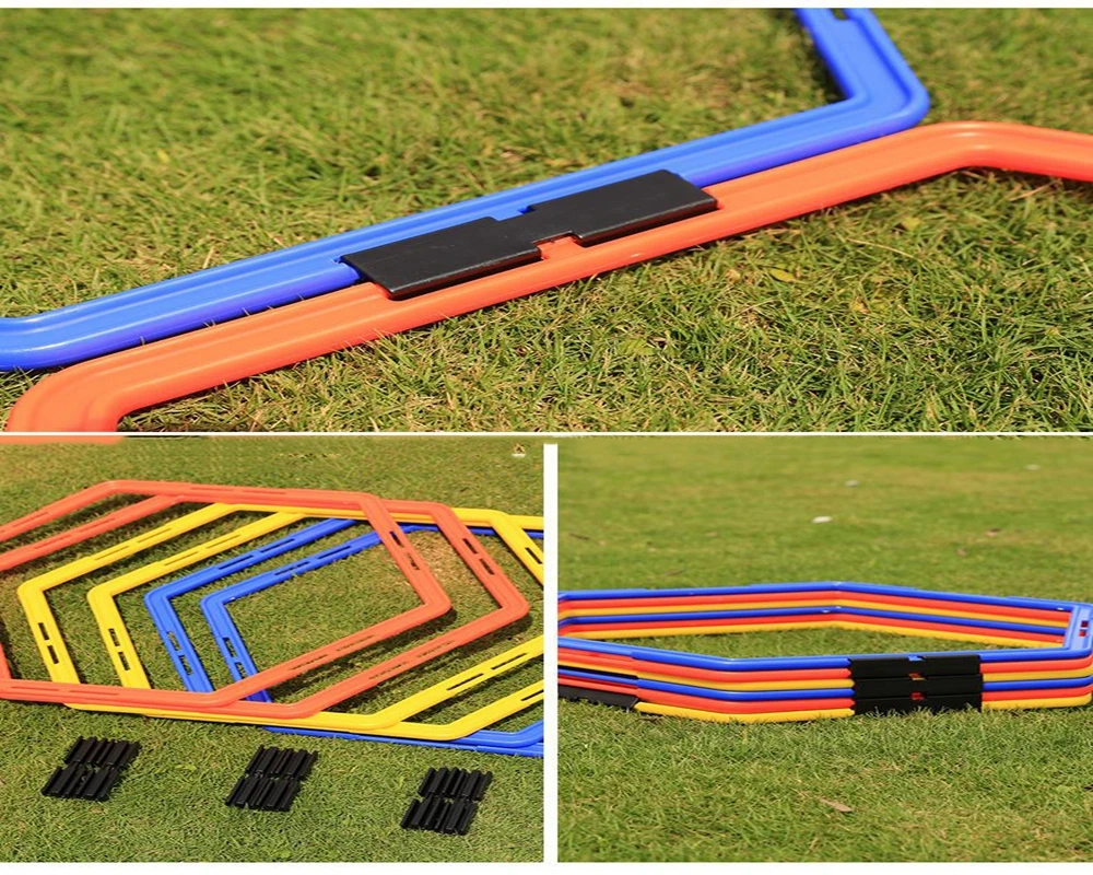 Hexagonal Ladder Set,Plyometric Hexagonel Speed Ring for Agility ...
