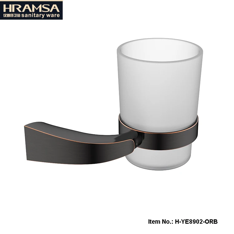
wall mounted toothbrush cup holder single tumbler holder 