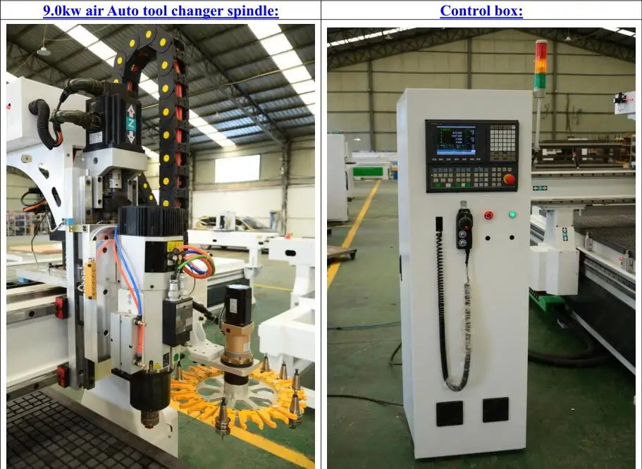 high quality door cabinet furniture aluminum woodworking cutting carving ATC/cnc router