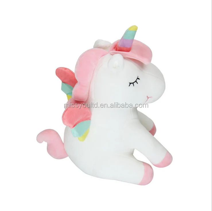 rainbow hair unicorn toy