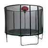 Adult Combo Bounce Trampoline Jump Safety Enclosure Net W/Spring Pad Ladder Trampoline