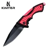 China Folding Pocket knife Support Custom Logo FBA fixed 440 Blade Red Handle Outdoors Survival Tactical Gift Knives