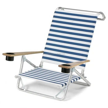 Beach Chair 5 Position With Cup Holder Insulated Cooler Carry Beach Chair 5 Position With Cup Holder Insulated Cooler Carry Case