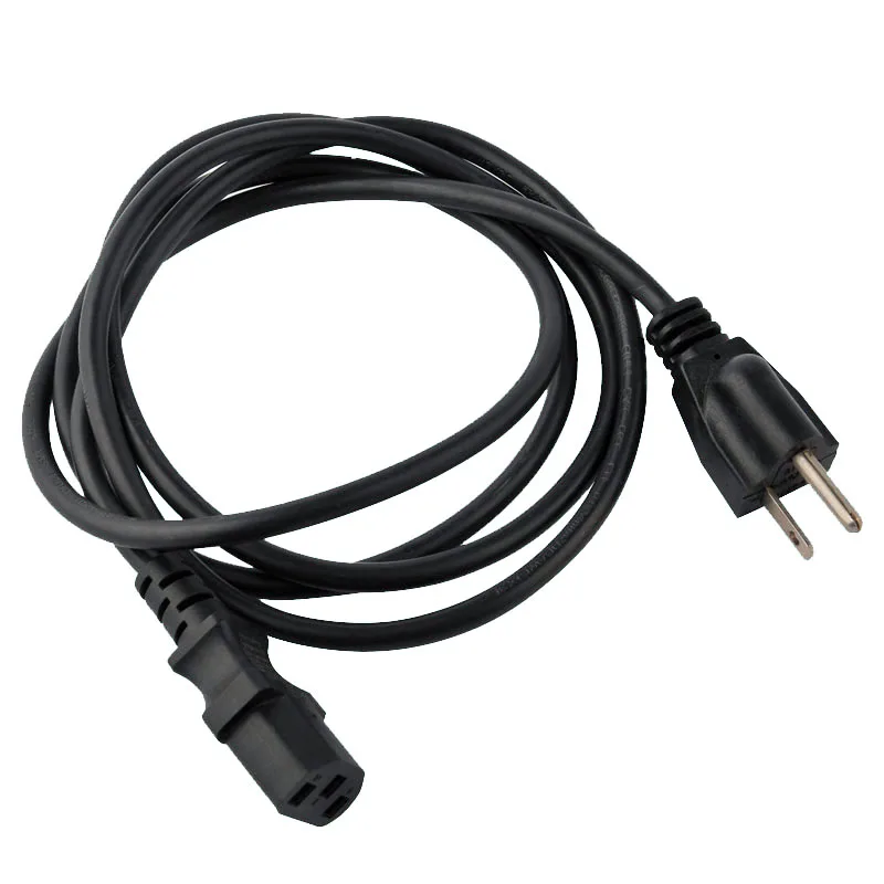 American Universal 3 Prong Ac Power Cord 10a 125v For Personal Computer