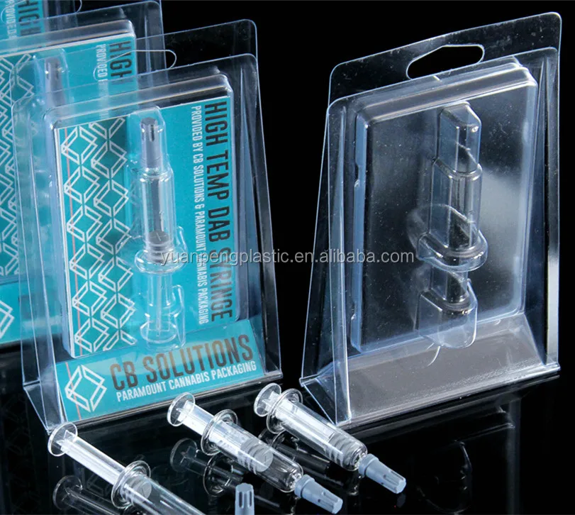 Customized Hanging Clamshell Blister Packaging With Printed Insert Card