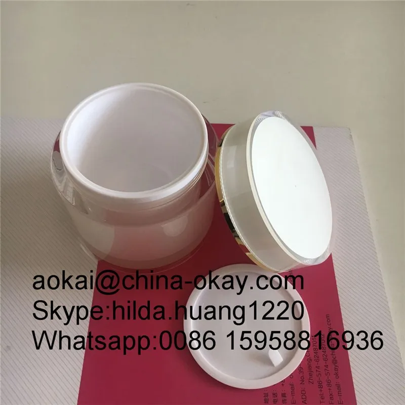 200g Luxury Body Butter Jars/scrub Acrylic Plastic Jar/200ml Cosmetic