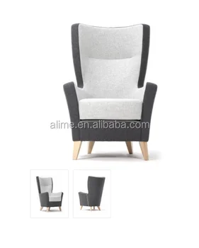 Alime High Back Armchair Two Color Fabric Sofa Chairs Hotel Bedroom Sofa Chair Af008 View Long Back Sofa Chair Alime Product Details From Jiangmen