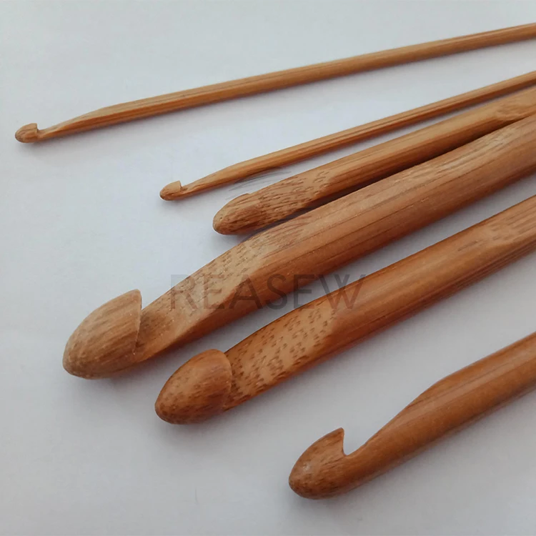 Promotional 12pcs Bamboo Handle Crochet Hook Set Buy Bamboo Crochet