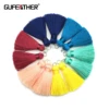 GUFEATHER L86,tassel,Handmade High Quality Colorful 4cm Silk Tassels For Jewelry Accessories For Diy Earrings,2pcs/pack