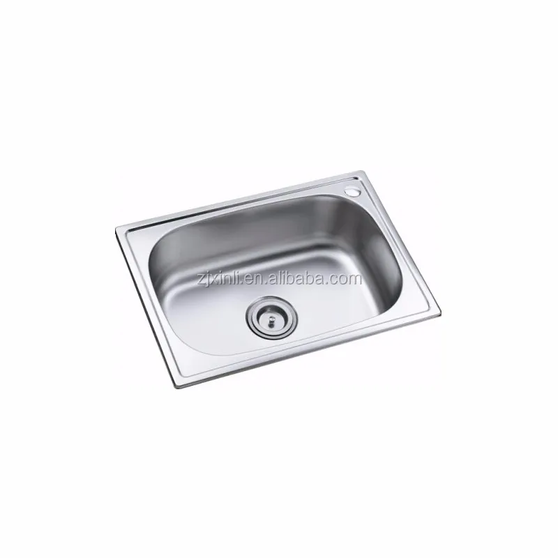 60 45cm Sus202 Stainless Steel Counter Top Single Bowl Kitchen Sink   HTB1L9W5OXXXXXbuXFXXq6xXFXXXb 