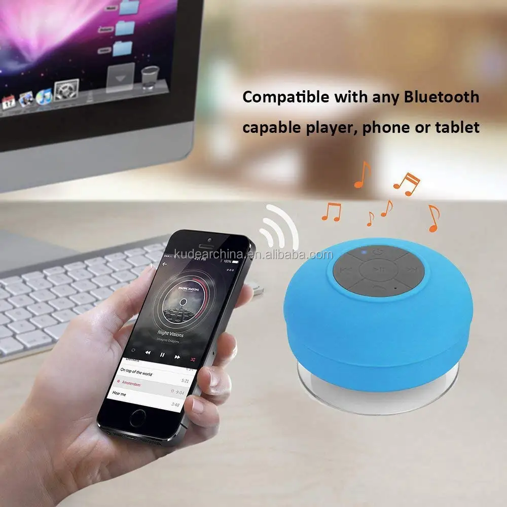2020 Best Selling BTS06 Waterproof Wireless Mini Shower Bluetooth Speaker - ANKUX.COM
