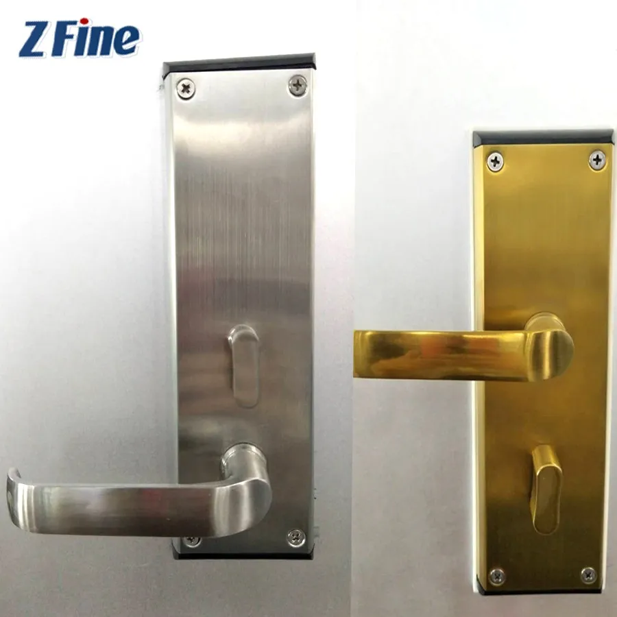 Lever Manual Metal Steel Keycard Hotel System Keyless Korea Digital