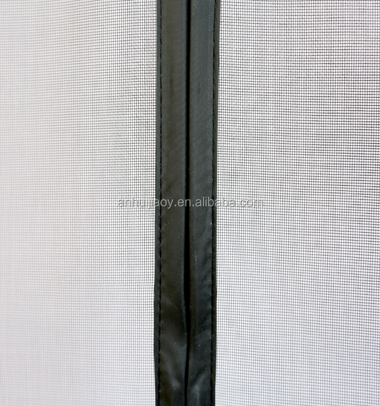 Screen Door Reinforced Fiberglass Mesh Curtain Front Door