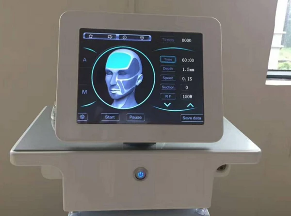 Professional rf fractional microcurrent face lift machine/rf microneedle skin tightening machine