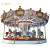 Coin Operated Kids Ride Machine Amusement Rides Trailer Mounted Carousel