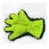 Car cleaning magic gloves fine wool chenille finger mitts hotel home tool mitts microfiber dusting cleaning glove