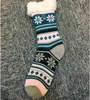 Womens Sherpa Lined Knit Festive Winter Fleece Slipper home socks