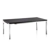LC-013 modern style plywood wood surface coffee tea table with stainless steel legs