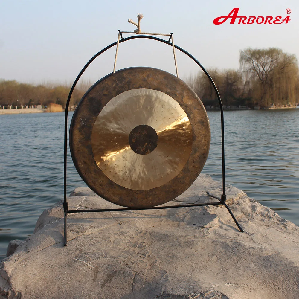 Hand Made Musical Instrument Chinese Gong With Stand Buy Gongs For