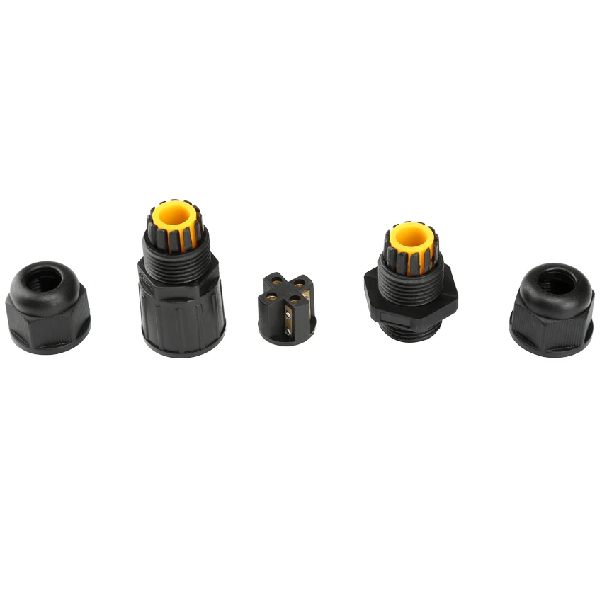 Wire Joint Connector Nylon M18 Connector 4 Pin Waterproof Buy Round