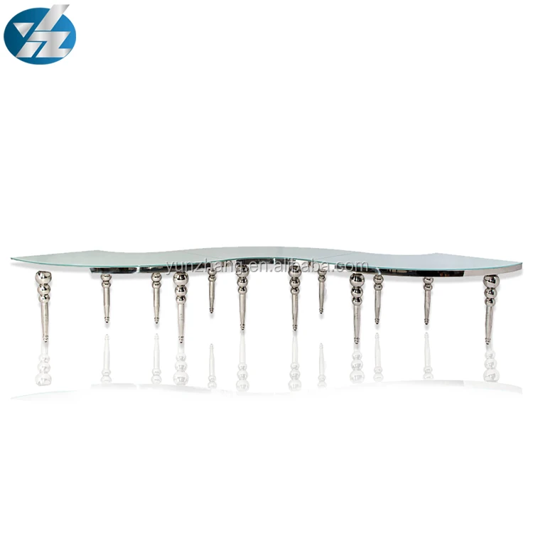 S Shape Banquet Hall Tables