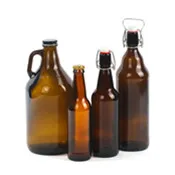 amber essential oil bottle