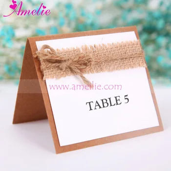 Rustic Wedding Table Numbers Card Wedding Decor Vintage Hessian Table Names Card Wedding Event Party Table Decoration Card Buy Table Decoration