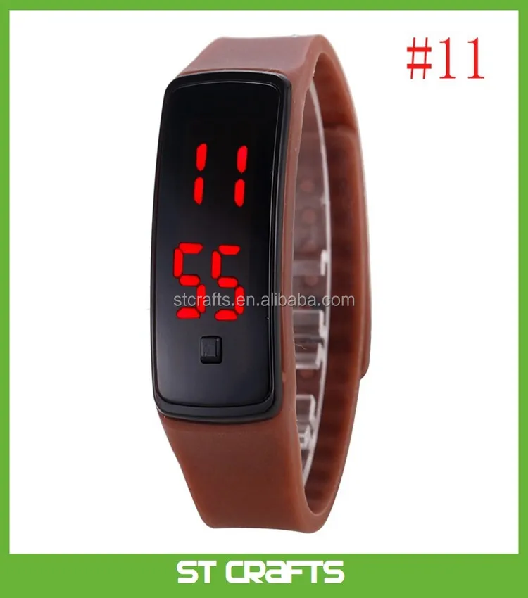 Fashion Touch Screen Led Bracelet Digital Watches For Men&ladies&child