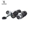 PBT Raw Material shell Beryllium Copper Electronic Contact 2 Pin Connector