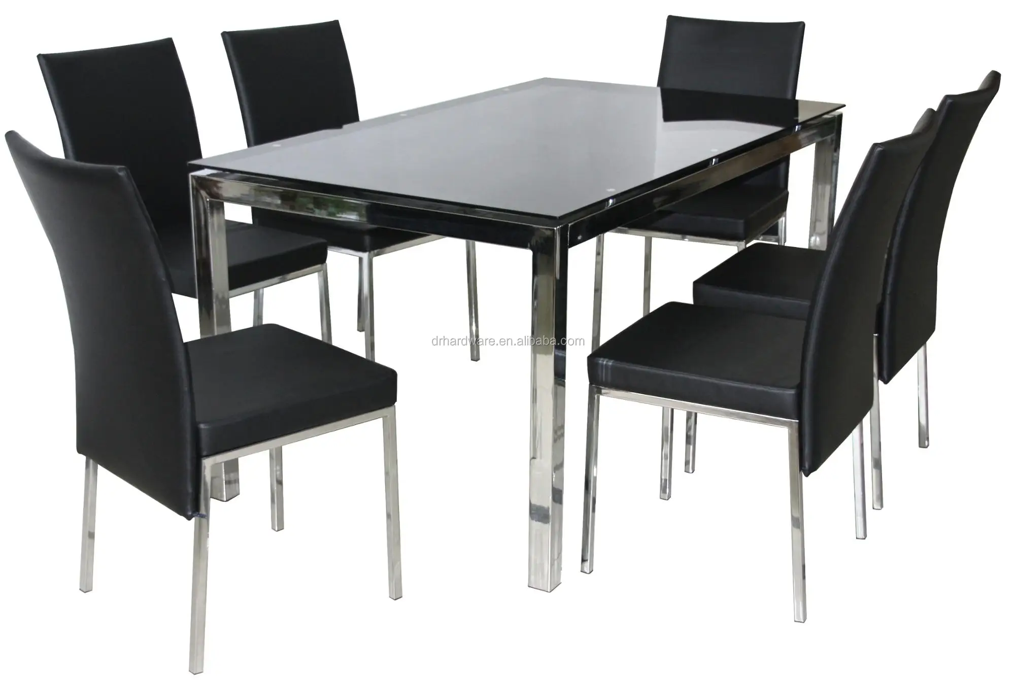 Glass Dining Table Set 1 6 Modern Design Dining Table Chair Set Used Living And Dining Room Buy Dining Table Set