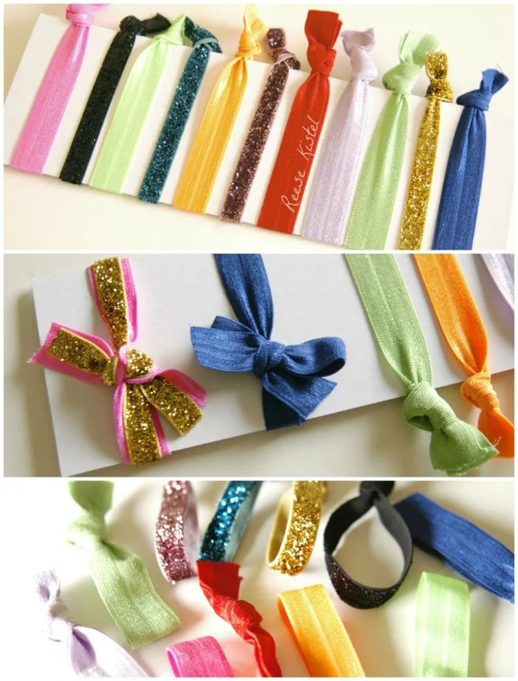 Wholesales Custom Print Elastic Hair Tie With Factory Supply Buy