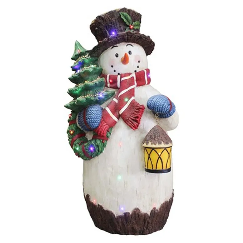 Outdoor Large Resin Christmas Sculpture Fiberglass Snowman Statue Buy