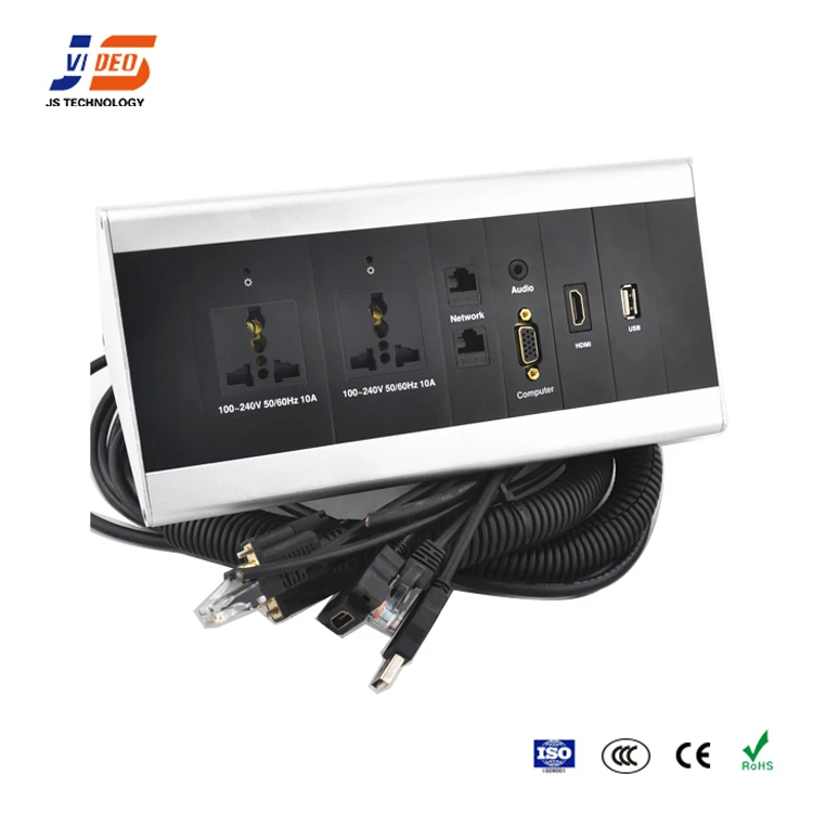 Js Fk With Hdmi Vga Electrical Cable Outlet Box Electrical Desktop