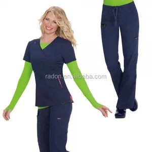 Women's Super Stretch NAVY scrubs Nursing uniforms Women's Super Stretch NAVY scrubs Nursing uniforms