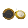 3V Rechargeable ML1220 CMOS Button Battery with solder tabs for Memory Backup