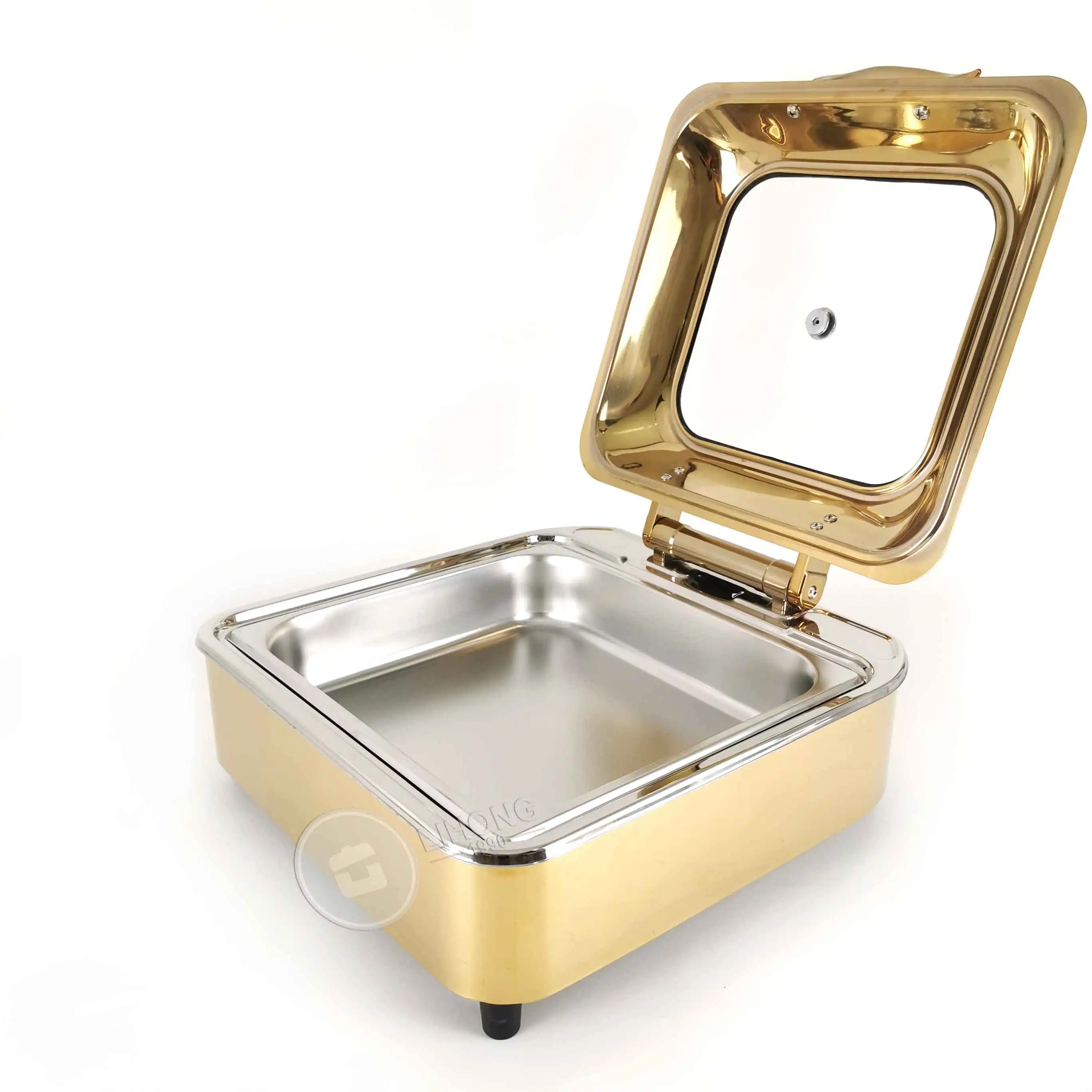 Commercial Stainless Steel Catering Chafing Dish Gold Buffet Food