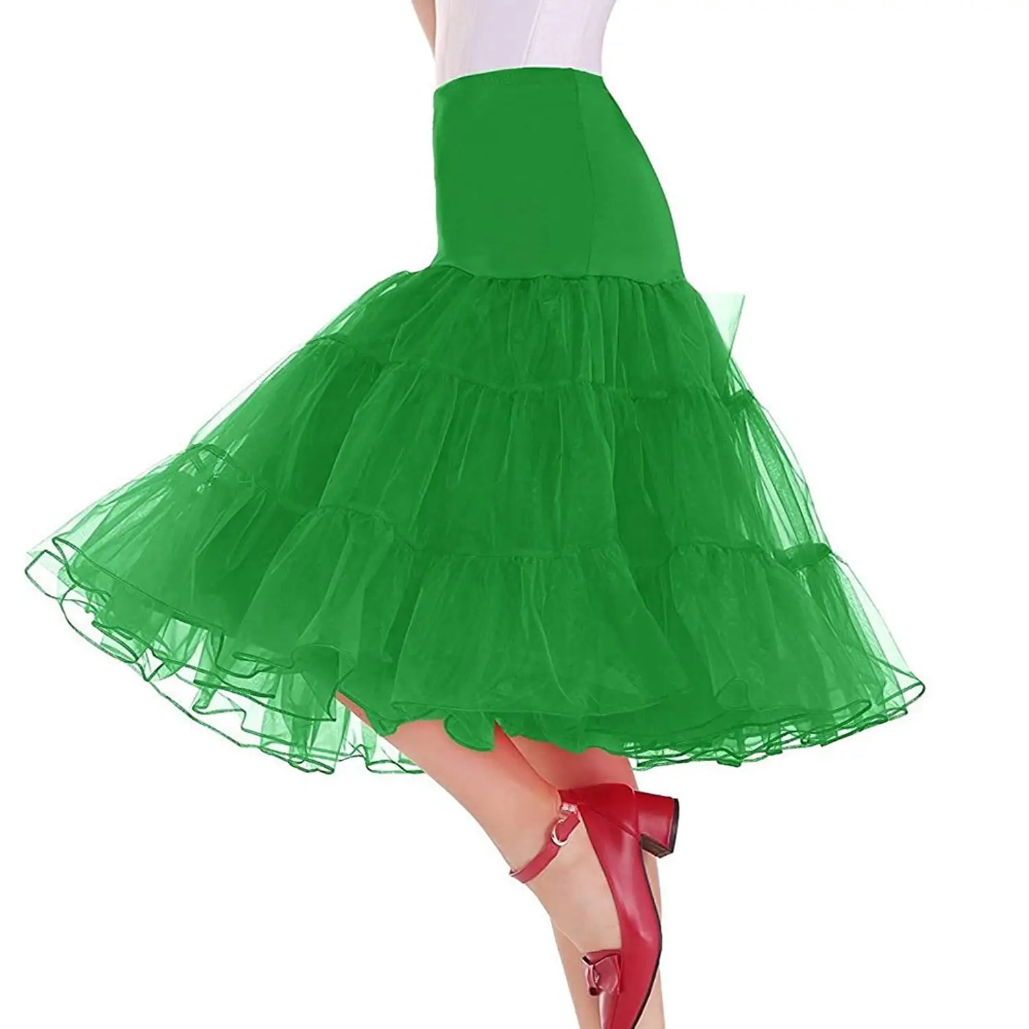 Petticoats for Women 1950s Vintage Rockabilly Crinoline Tutu Underskirt Beneath Slips Skirt
