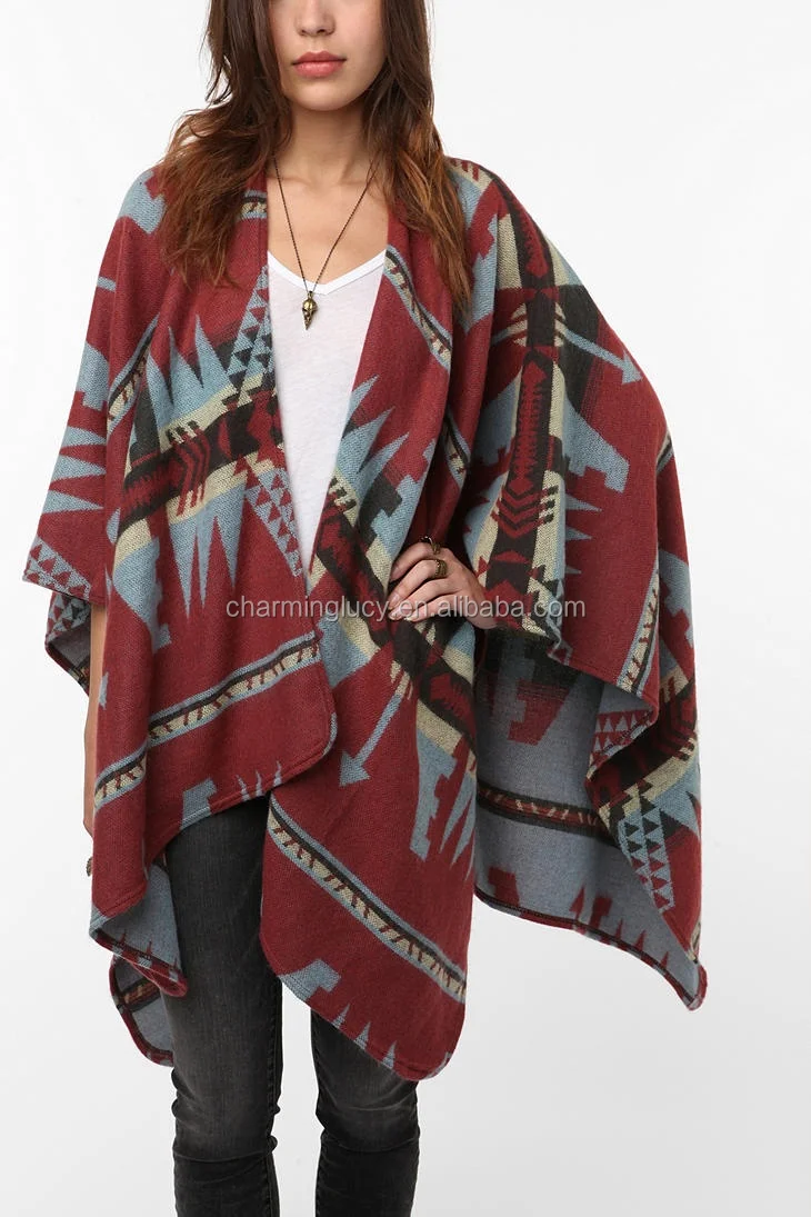 Aztec Blanket Mexican Poncho - Buy Mexican Ponchos For Sale,Blanket ...