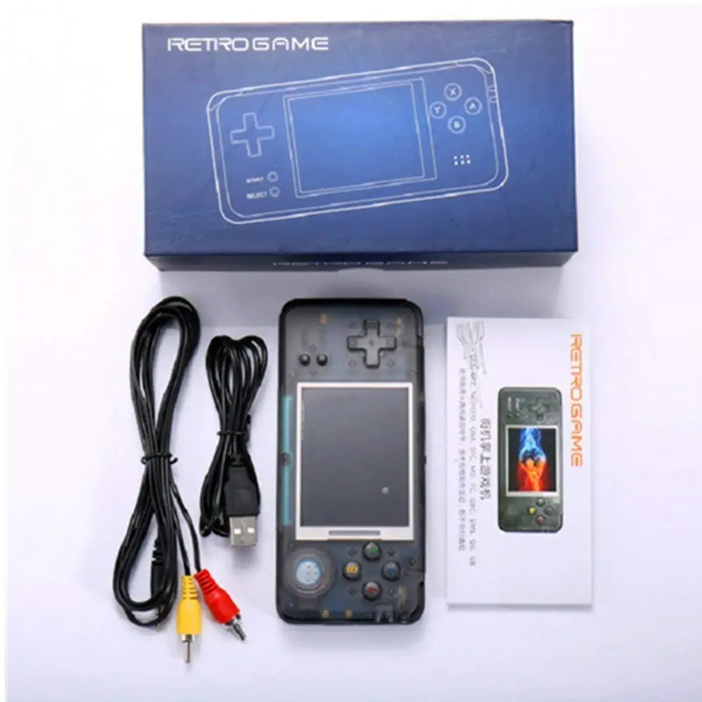 64 Bit Best New Portable Handheld Video Game Consoles With 3000 Mix