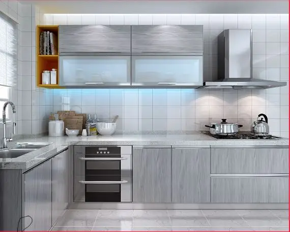 Dark Gray Kitchen Cabinets Professional Manufacturer Glazed Upper Cabinets
