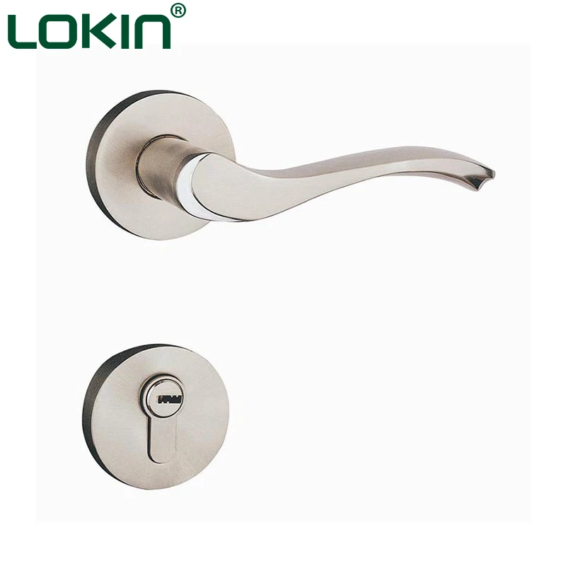 Gzf Door Handle Door Lock European Space Aluminum Door Lock