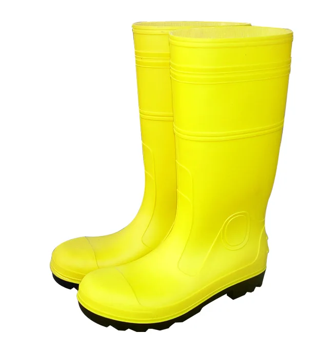 Protective Pvc Boots Gumboots With Steel Midsole And Steel Toe Cap ...