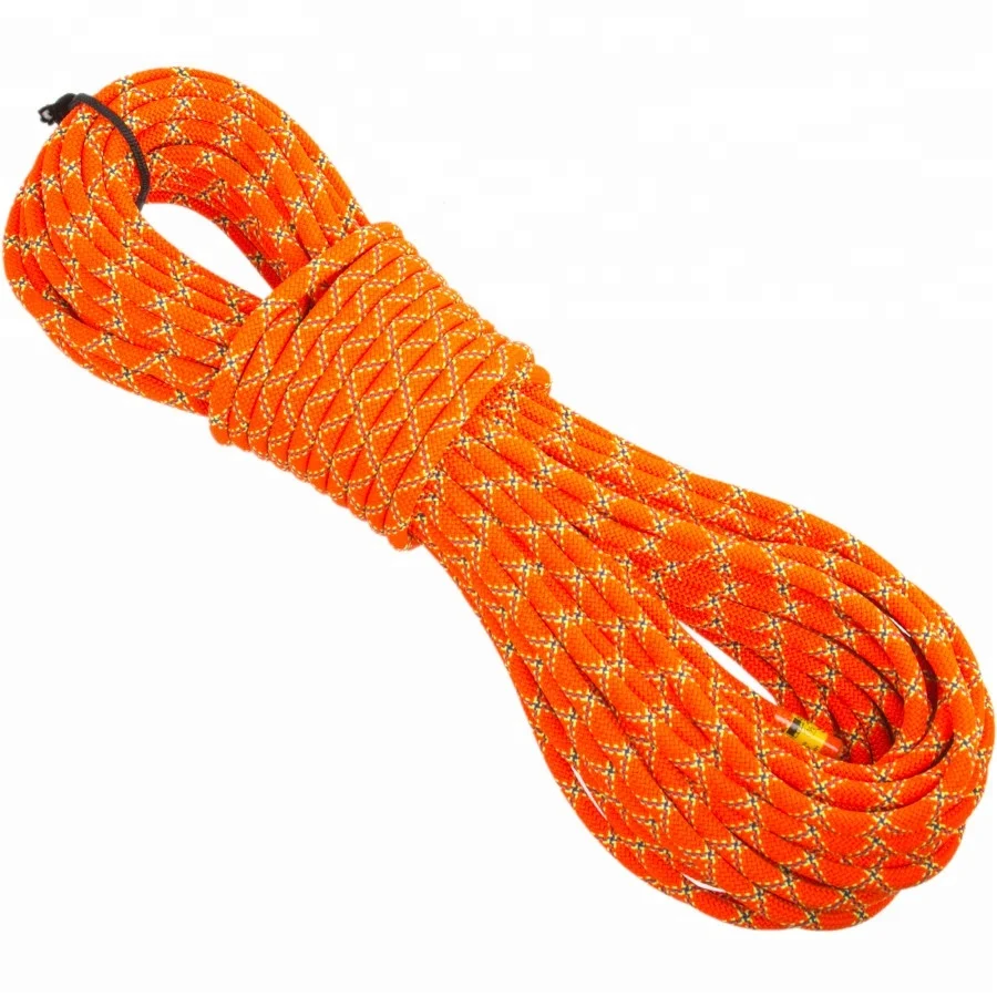 Corde Escalade Statique DXLing - 10mm X 10m, Nylon/Polyester, Charge 700kg | Pour Randonnée, Sauvetage