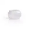White drum shape design ceramic flower pot